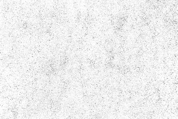 Black texture overlay. Dust grainy texture on white background. Grain noise stamp. Old paper. Grunge design elements. Vector illustration.