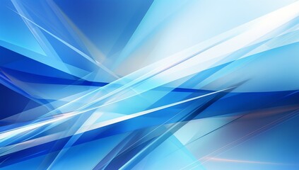 Naklejka premium blue abstract background with light lines, in the style of geometrical modernism