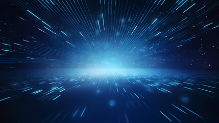 Abstract background and data transfer concept, abstract line art background