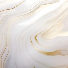 Marble Art, White Gold Effect, Swirl, Blend of Gold and White, Wallpaper Background, AI generated