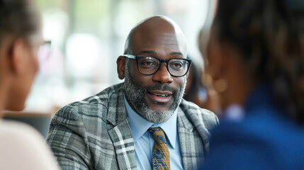 Obraz premium Portrait of African American man