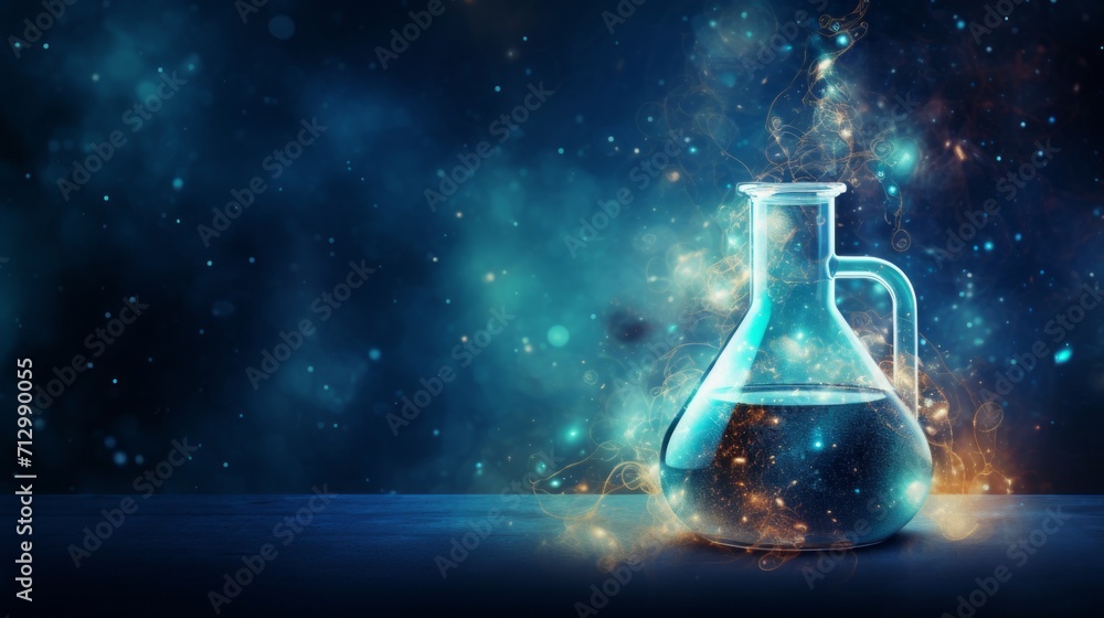 Poster vibrant abstract science background with dynamic patterns and colors for innovative concepts and des