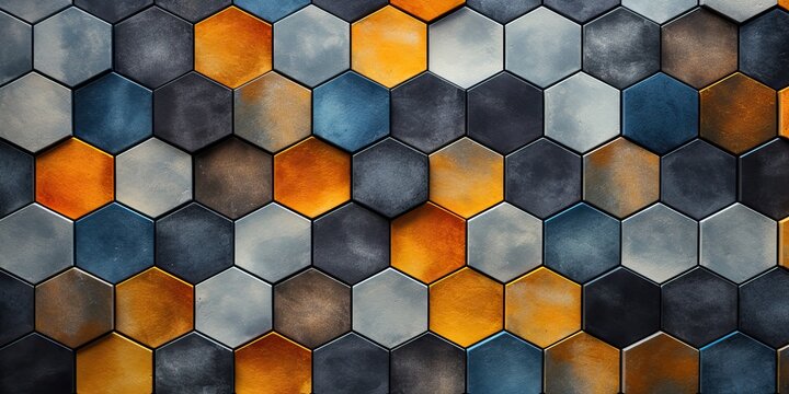 Geometric pattern for graphic design and wallpaper, multicolor tile decor for interior home or ceramic tile design.