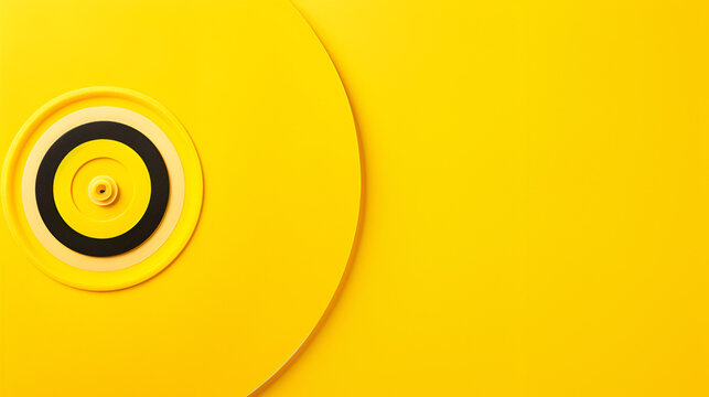 Achieving goal design template illustration. Aim icon in flat style stock illustration, generative ai