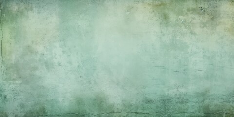 Fototapeta na wymiar Sage green grunge wall with rough texture, perfect for close-up design background.