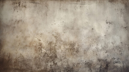 Obraz premium Old grunge textured wall with a blend of white and brown colors, perfect for a vintage background.