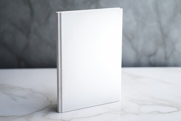 book mockup. plain white book on the table