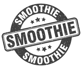 smoothie stamp. smoothie label. round grunge sign
