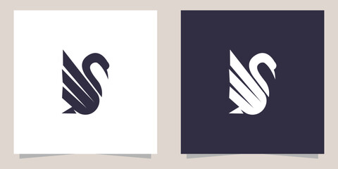 swan logo design template © Sejivva_STD