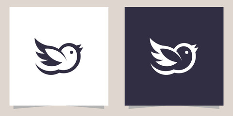 Fototapeta na wymiar bird logo design vector