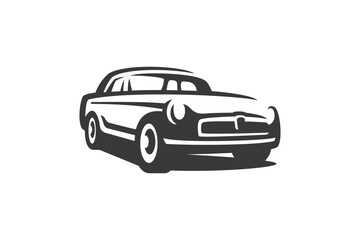 classic car retro vintage vector