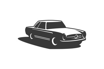 classic car retro vintage vector