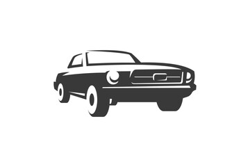 classic car retro vintage vector