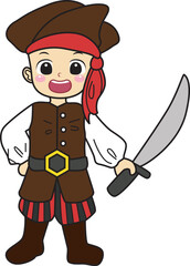 Costume for kids, suitable for holiday, sticker, event, carnival, etc.