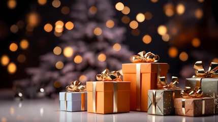 Gift box background, black friday sale, birthday, children's day, valentine's day and wedding gift background