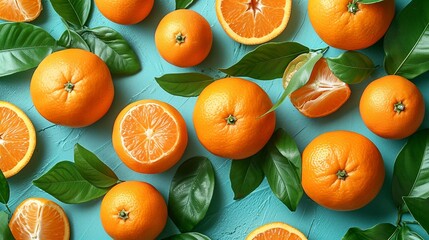 a refreshing citrus tableau  mesmerizing scene unfolds as plump oranges align