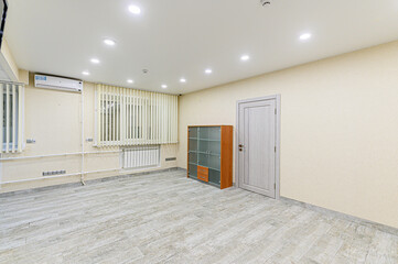 standard room interior apartment. view kind of decor home decoration in hostel house for sale. empty room renovated