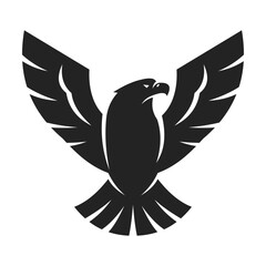 Falcon Logo template Isolated. Brand Identity. Icon Abstract Vector graphic