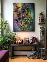 Abstract Nature Inspirations: Vintage Modern Fusion Wall Art � Captivating Nature Art Displays