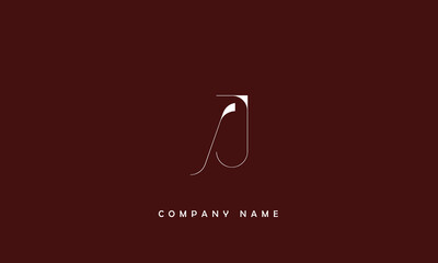 JS, SJ, J, S Abstract Letters Logo Monogram