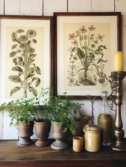 Antique Plant Illustrations: Timeless Botanicals for Farmhouse Decor