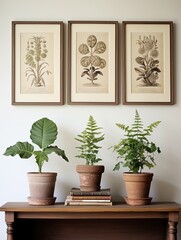 Fototapeta premium Antique Plant Illustrations: Timeless Flora Designs & Vintage Art Prints