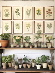 Antique Plant Illustrations: Timeless Botanicals for Farmhouse Decor