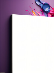 Obraz premium mockup of art theme