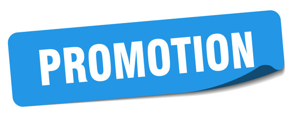 promotion sticker. promotion label