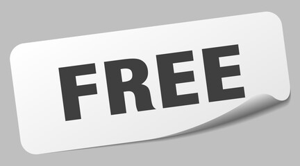 free sticker. free label