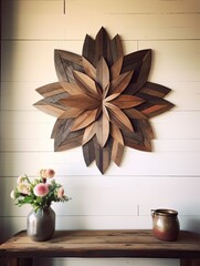 Artisanal Timber Creations: Handmade Wood Art in Rustic Farmhouse Style