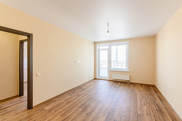 standard room interior apartment. view kind of decor home decoration in hostel house for sale. empty room renovated