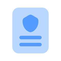 insurance duotone icon