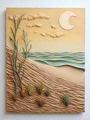 Sun and Sand: Beachy Sand Dune Craft Field Painting