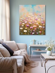 Bohemian Meadow Paintings - Carefree Country Canvas & Wall Art Collection