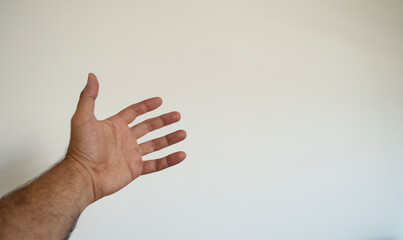 a hand of a latin man