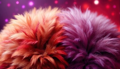 Fluffy fur background decoration
