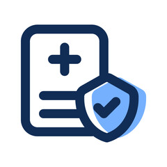 health insurance Filled line icon