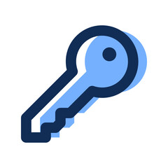 key Filled line icon