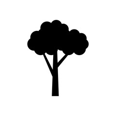 Tree icon vector. Nature illustration sign. green symbol.