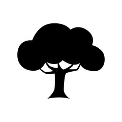 Tree icon vector. Nature illustration sign. green symbol.