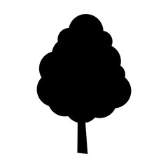 Tree icon vector. Nature illustration sign. green symbol.