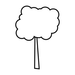 Tree icon vector. Nature illustration sign. green symbol.