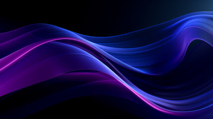 Fototapeta premium Beautiful luxury 3D modern abstract neon red purple blue background composed of waves with light digital effect in futuristic style.