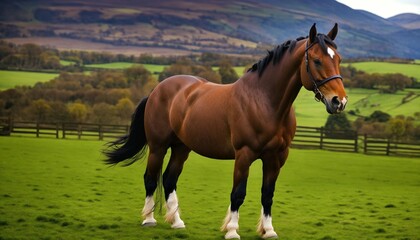 Obraz premium horse in the meadow