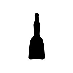 Craft beer bottles silhouette