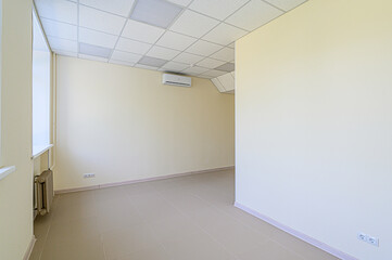 standard room interior apartment. view kind of decor home decoration in hostel house for sale. empty room renovated