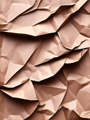 crumpled brown paper