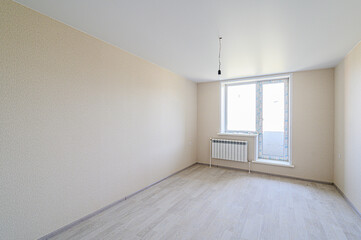 standard room interior apartment. view kind of decor home decoration in hostel house for sale. empty room renovated