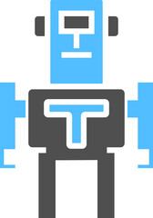 Cartoon Robot Icon